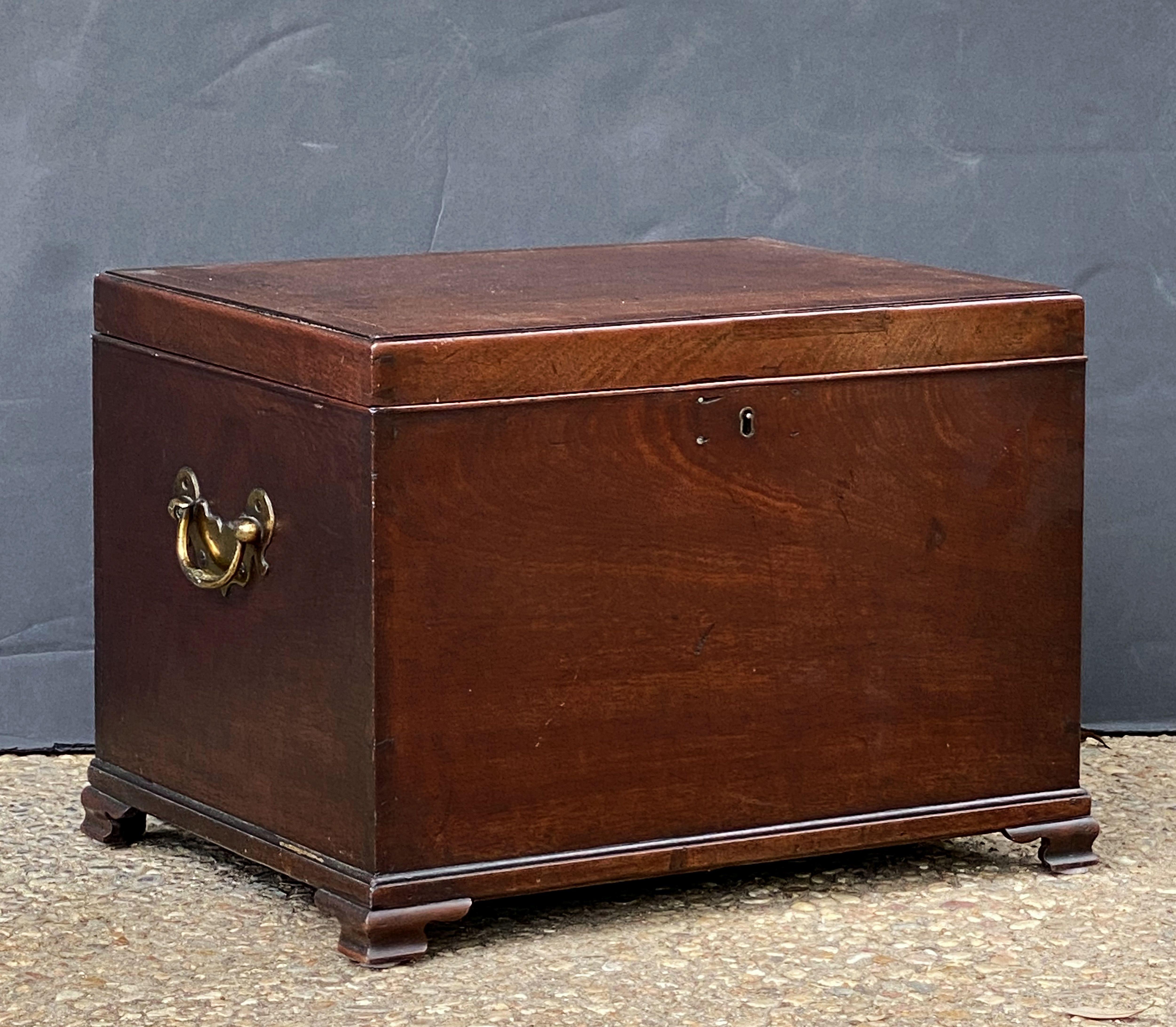 English Small Chest or Box of Mahogany from the George III Era 4
