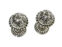 English small silver shakers by John Gallimore, Sheffield, 1893