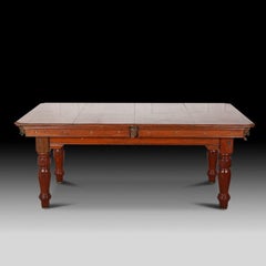 English Snooker and Dining Table W. Jelks & Sons ( 2 in 1 )  circa 1910