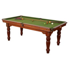 Used English Snooker and Dining Table W. Jelks & Sons ( 2 in 1 )  circa 1910
