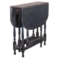 English Spider Leg Drop Leaf Table