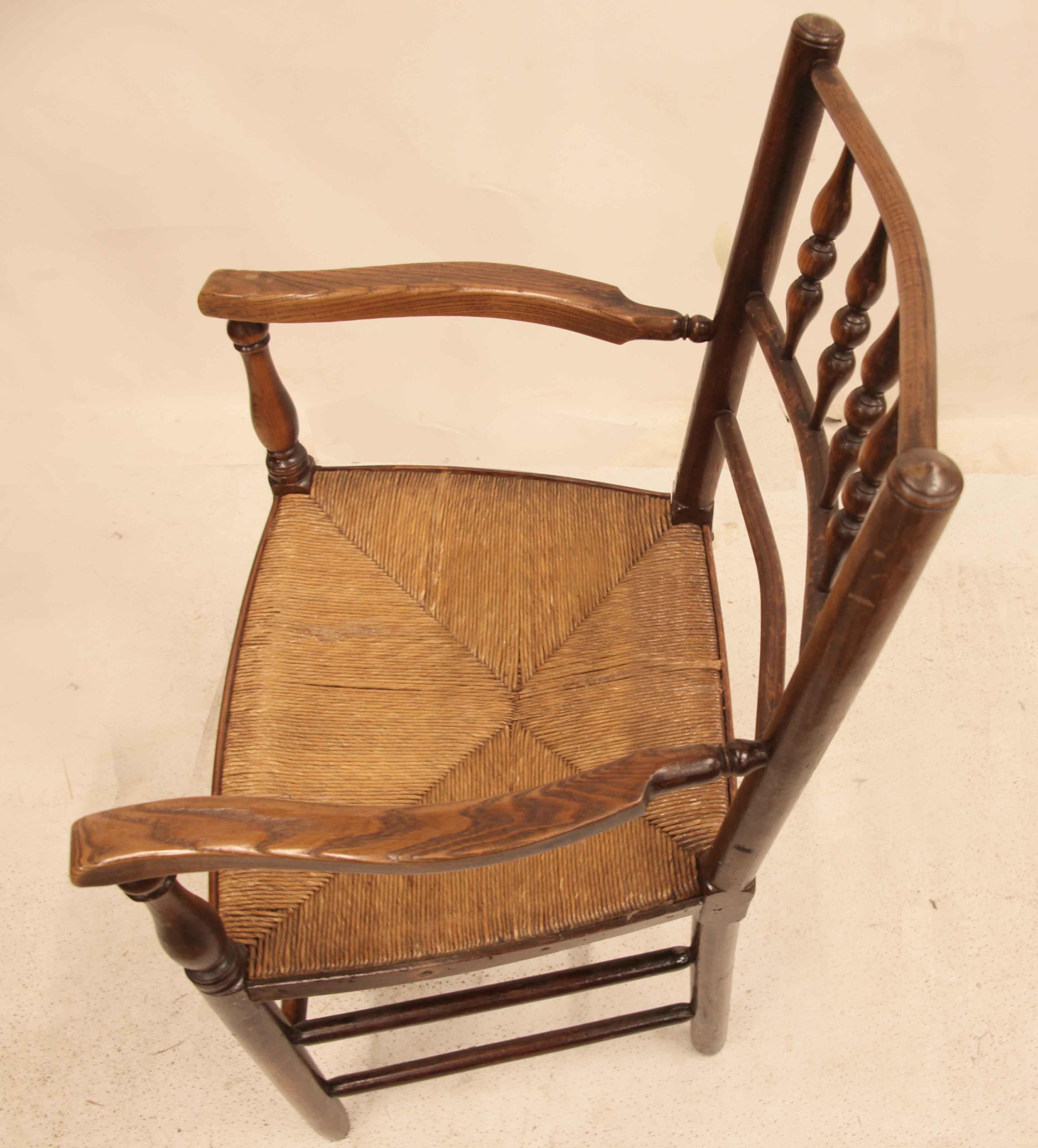 English Spindle Back Chair For Sale 1