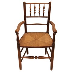 Silla inglesa con respaldo de husillo