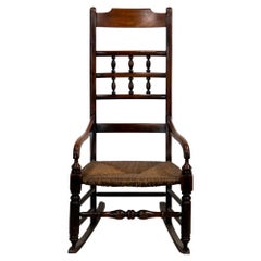 English Spindle Back Rocking Chair 