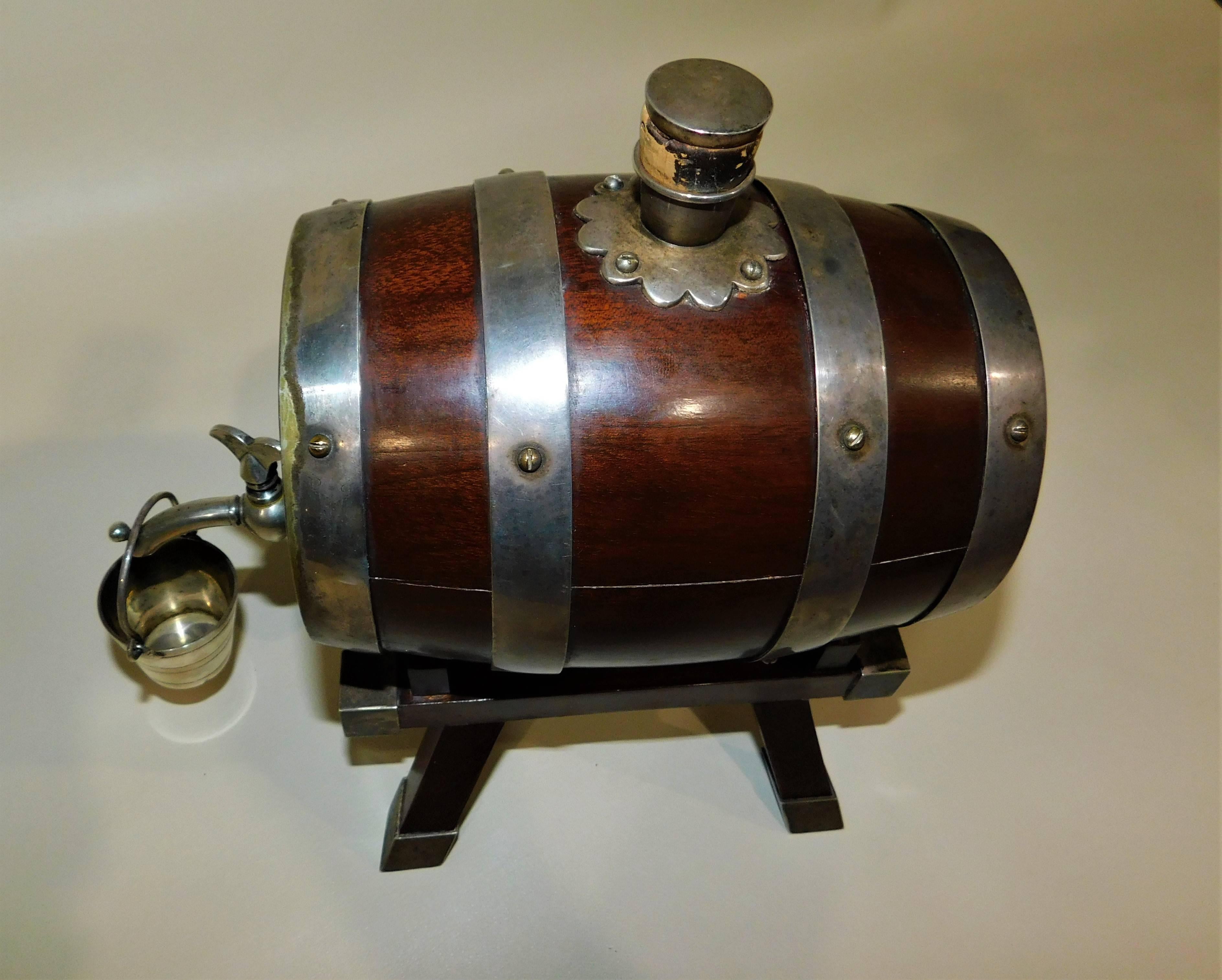 English Spirit Liquor Dispenser Cask Barrel 1