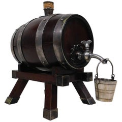 Used English Spirit Liquor Dispenser Cask Barrel