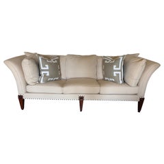 English Splayed Arm Sofa