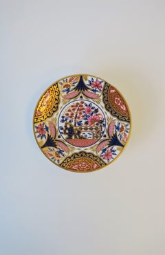English Spode Porcelain Jewelry Dish Chinoiserie Design