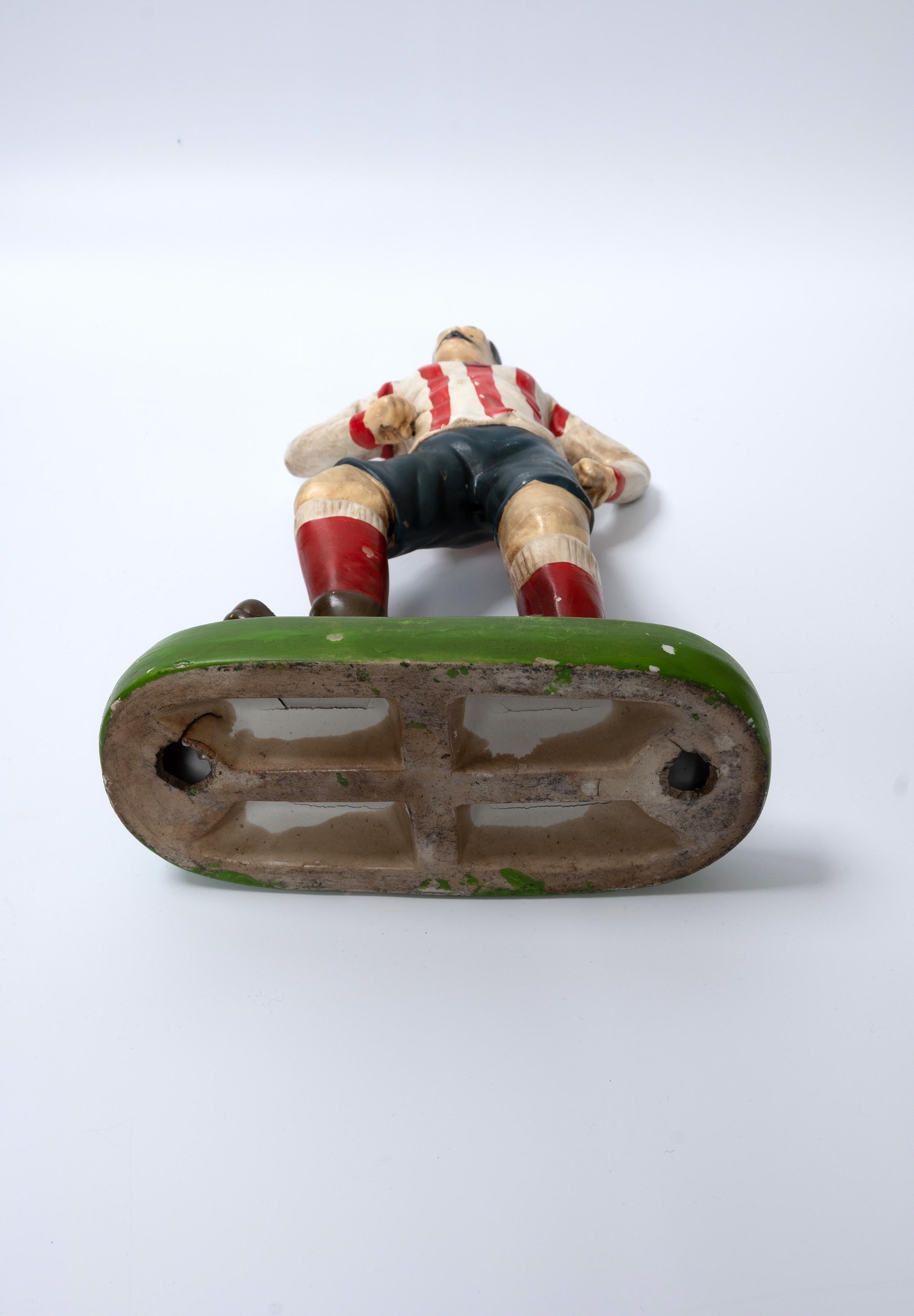 English Sporting Figures Of A Cricketer And A Footballer C.1920 For Sale 8
