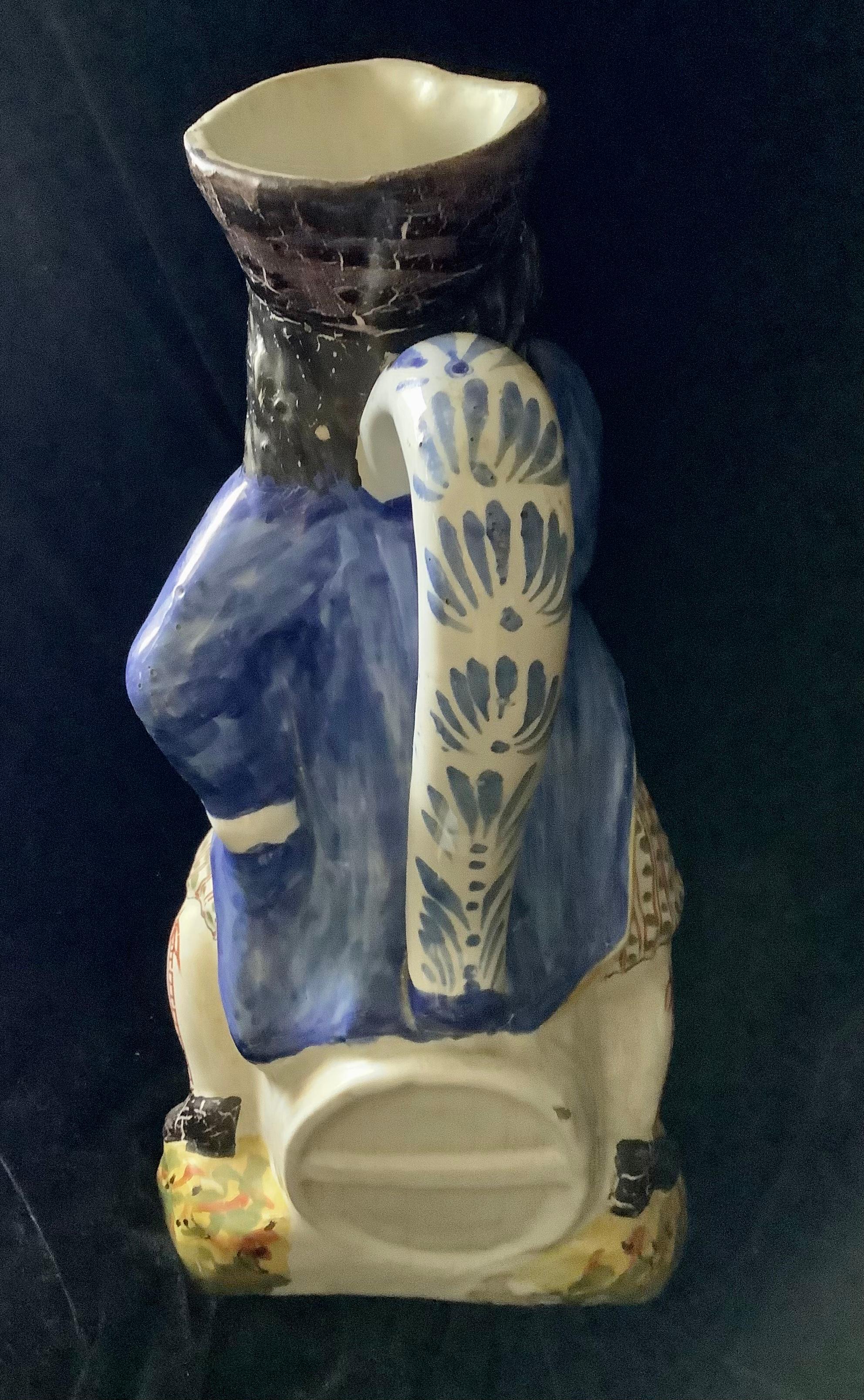 Artisanat Figure de pichet Toby en céramique anglaise du Staffordshire en vente