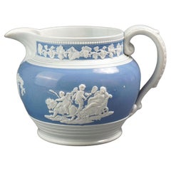 Englischer Staffordshire-Perlglaskrug von Chetham & Woolley, 1820-30