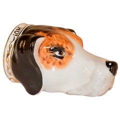 English Staffordshire Stirrup Cup, circa 1960s