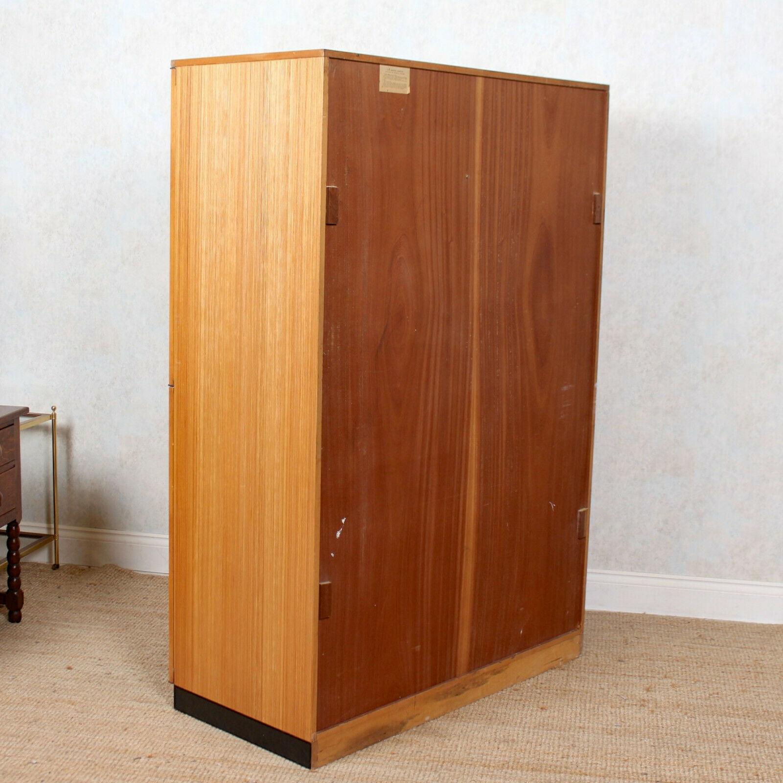 English Stag Wardrobe Retro Double Compactum For Sale 3