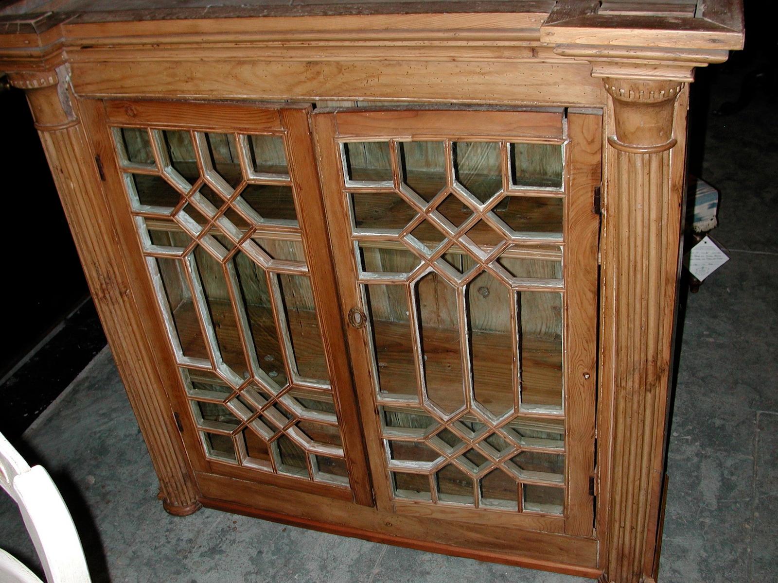 stained glass wall cabinet