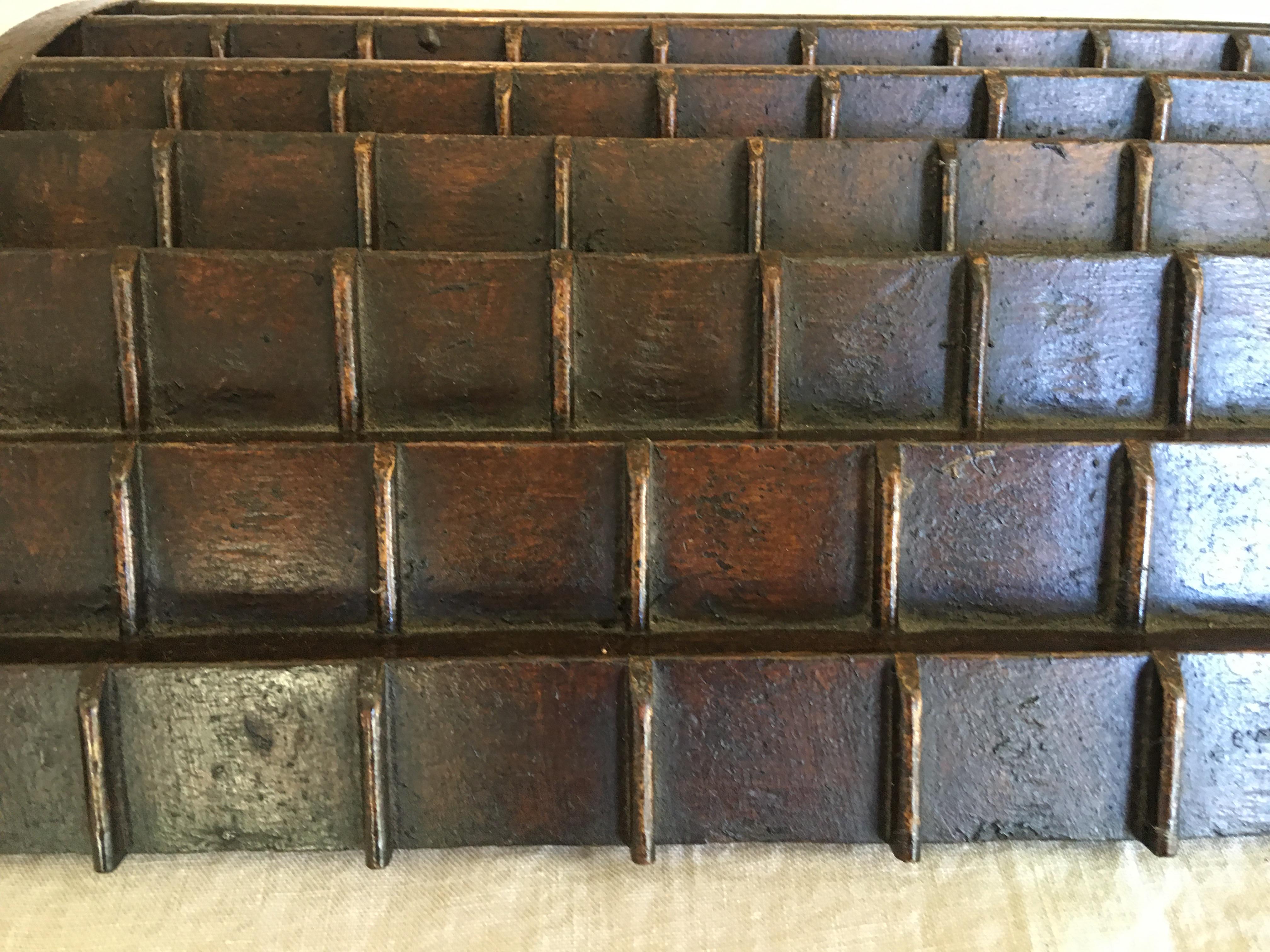 Wood English Stamps Collecting Rack, 19th Century