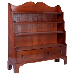 English Step Down Bookcase