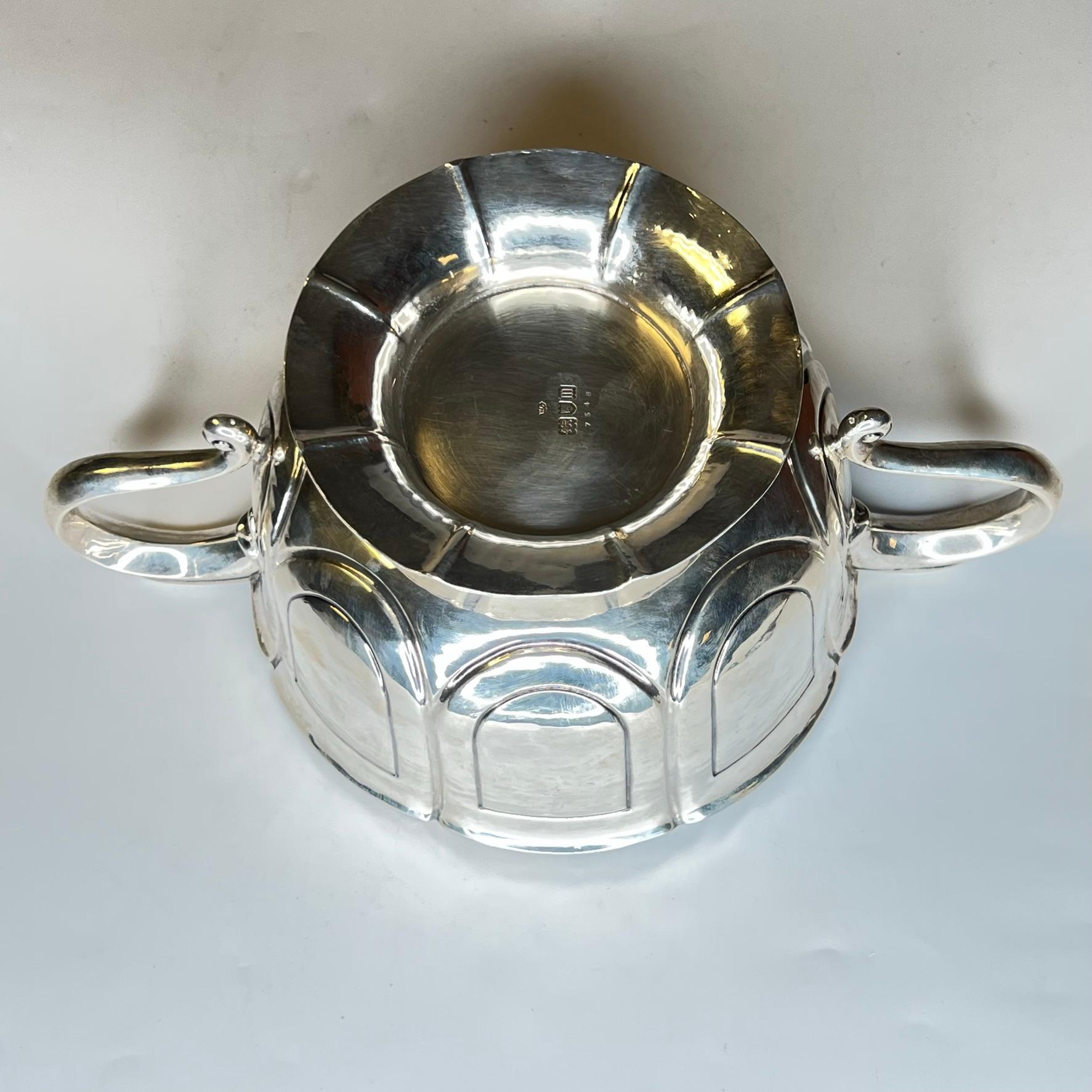 English Sterling Bowl by William Comyns London Dated 1907 4