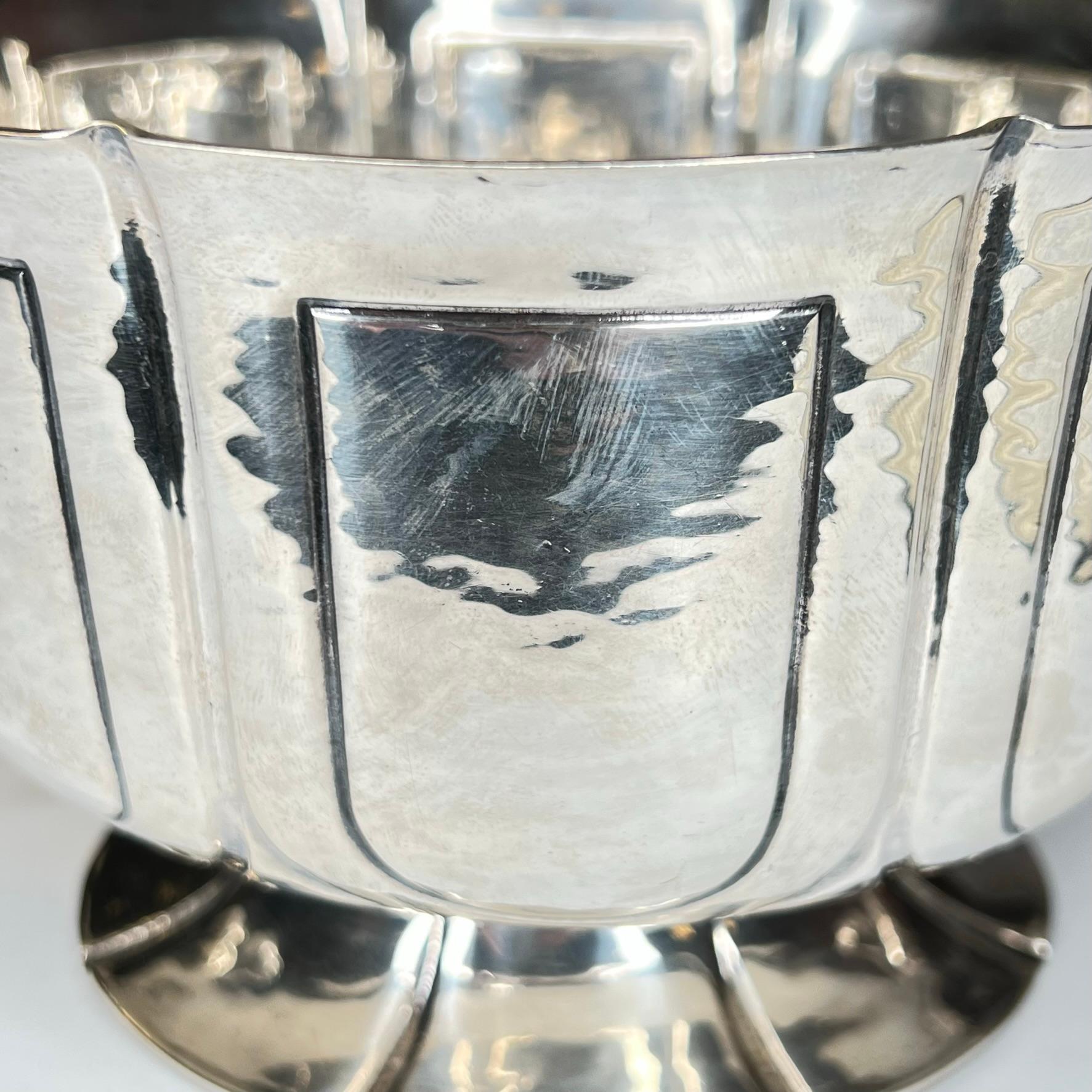English Sterling Bowl by William Comyns London Dated 1907 2