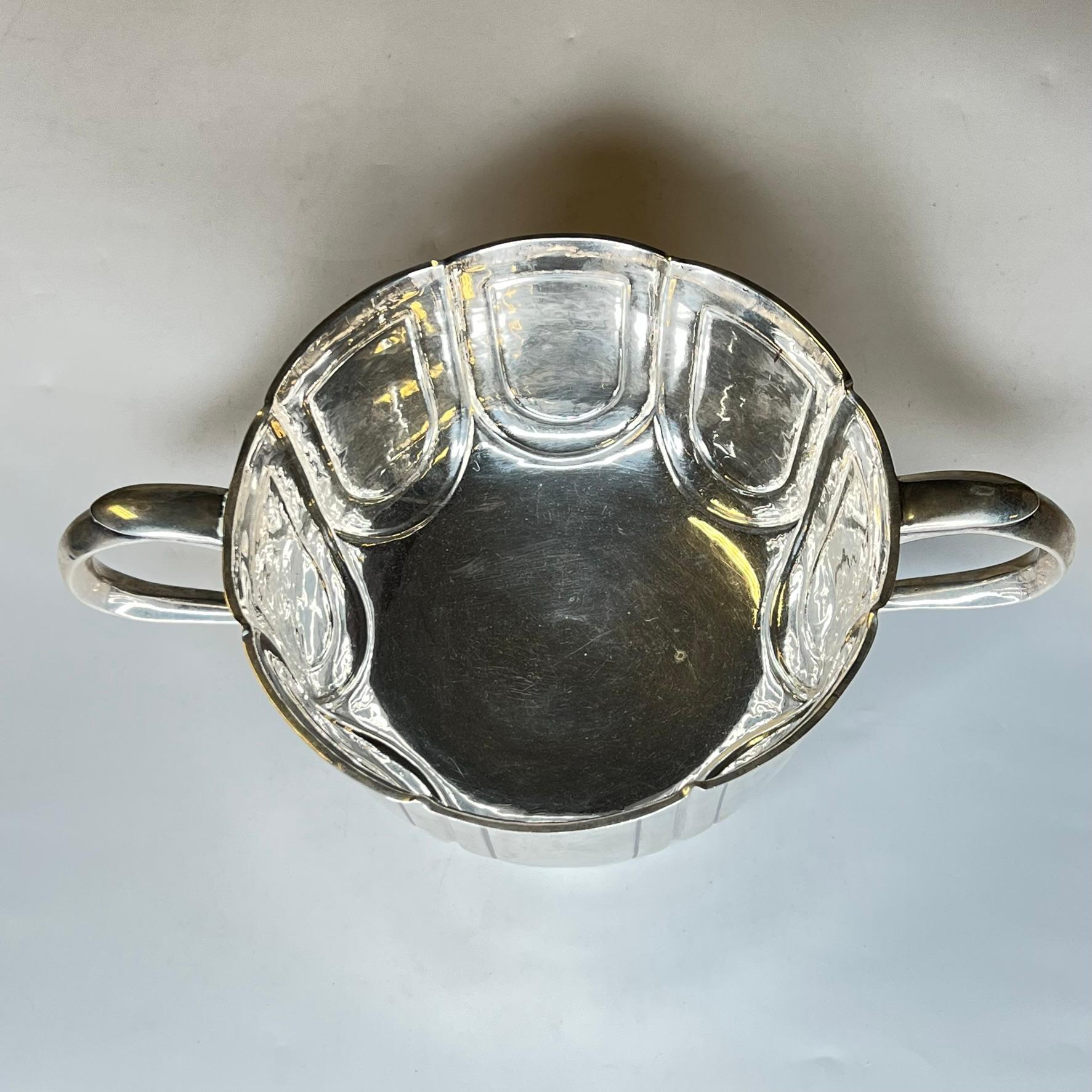 English Sterling Bowl by William Comyns London Dated 1907 3