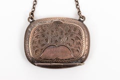 English Sterling Chatelaine Compact