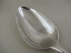 English Sterling Silver - 18thC - BASTING or GRAVY SPOON - Hallmark:-LONDON 1791