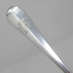 English Sterling Silver 1901 Soup Ladle Walker Hall Sheffield 8.4ozs Weir Sons