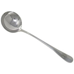 English Sterling Silver 1901 Soup Ladle Walker Hall Sheffield 8.4ozs Weir Sons