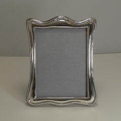 English Sterling Silver Art Nouveau Photograph / Picture Frame, 1926