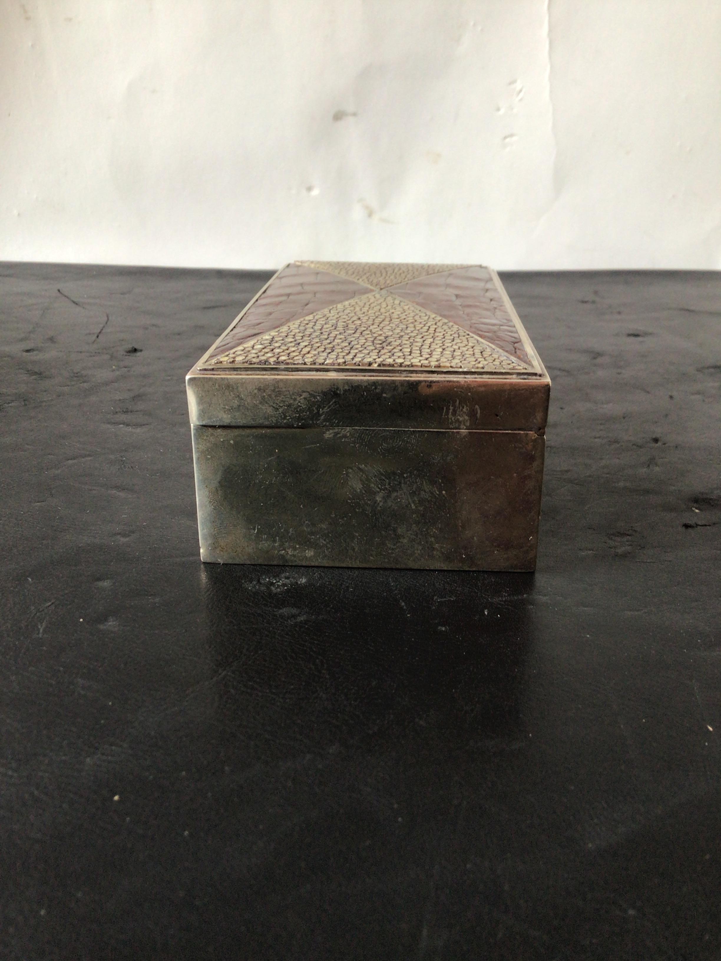 Mid-20th Century English Sterling Silver Box