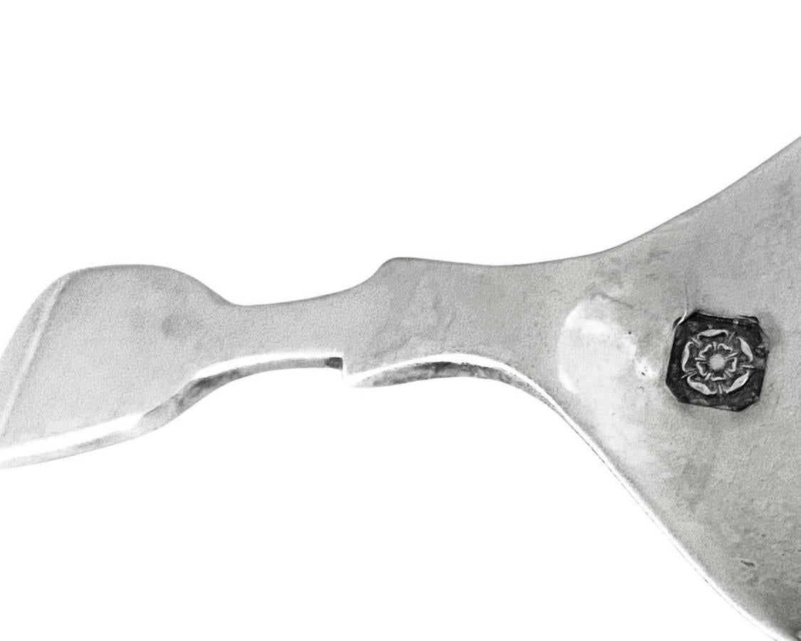 Cuchara caddy inglesa de plata de ley Inglés en venta