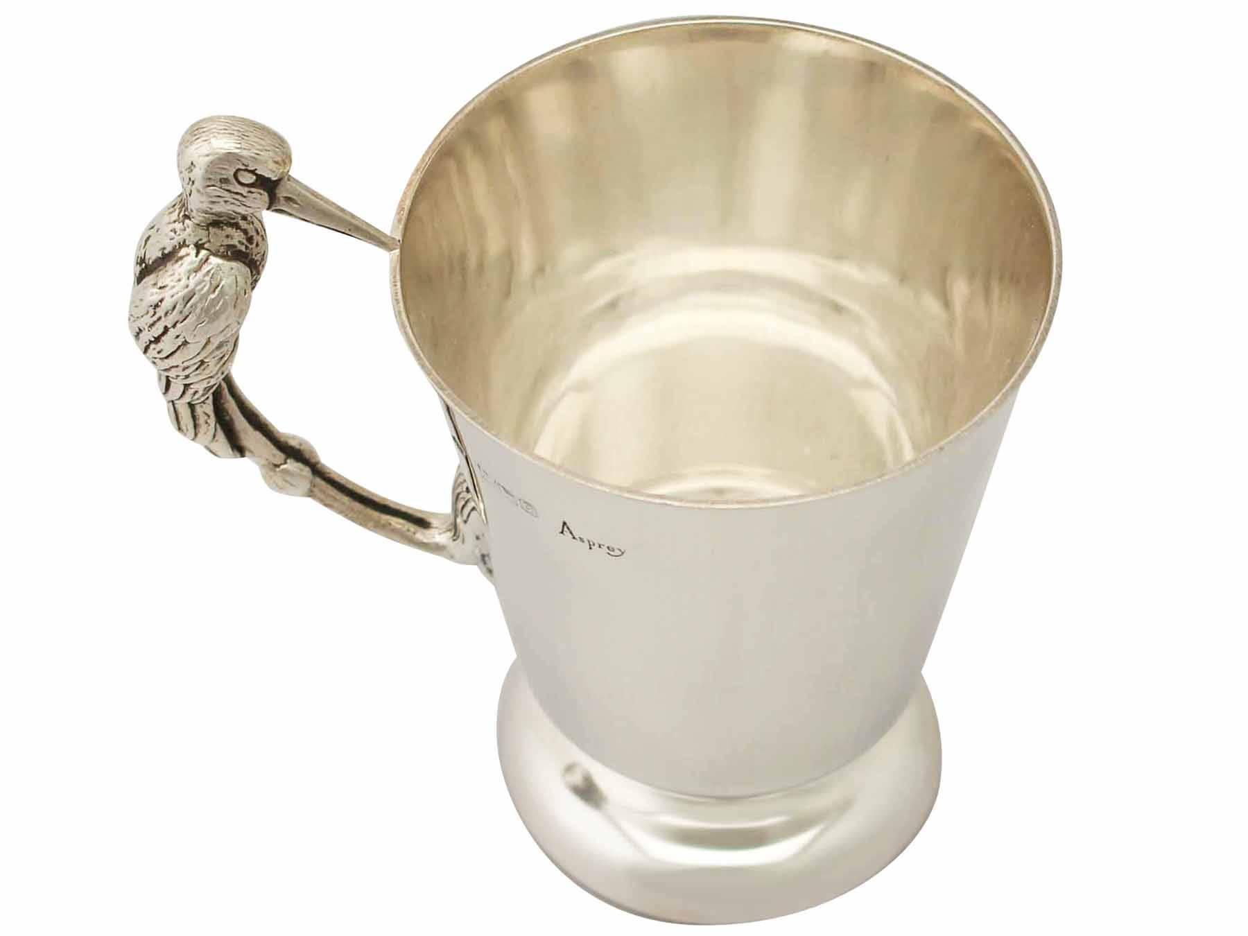 English Sterling Silver Christening Mug 1