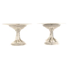 English Sterling Silver Compotes