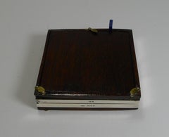 English Sterling Silver Double / Travel Photograph Frame by George Betjenmann