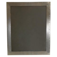English Sterling Silver Engine Turned Photograph Frame