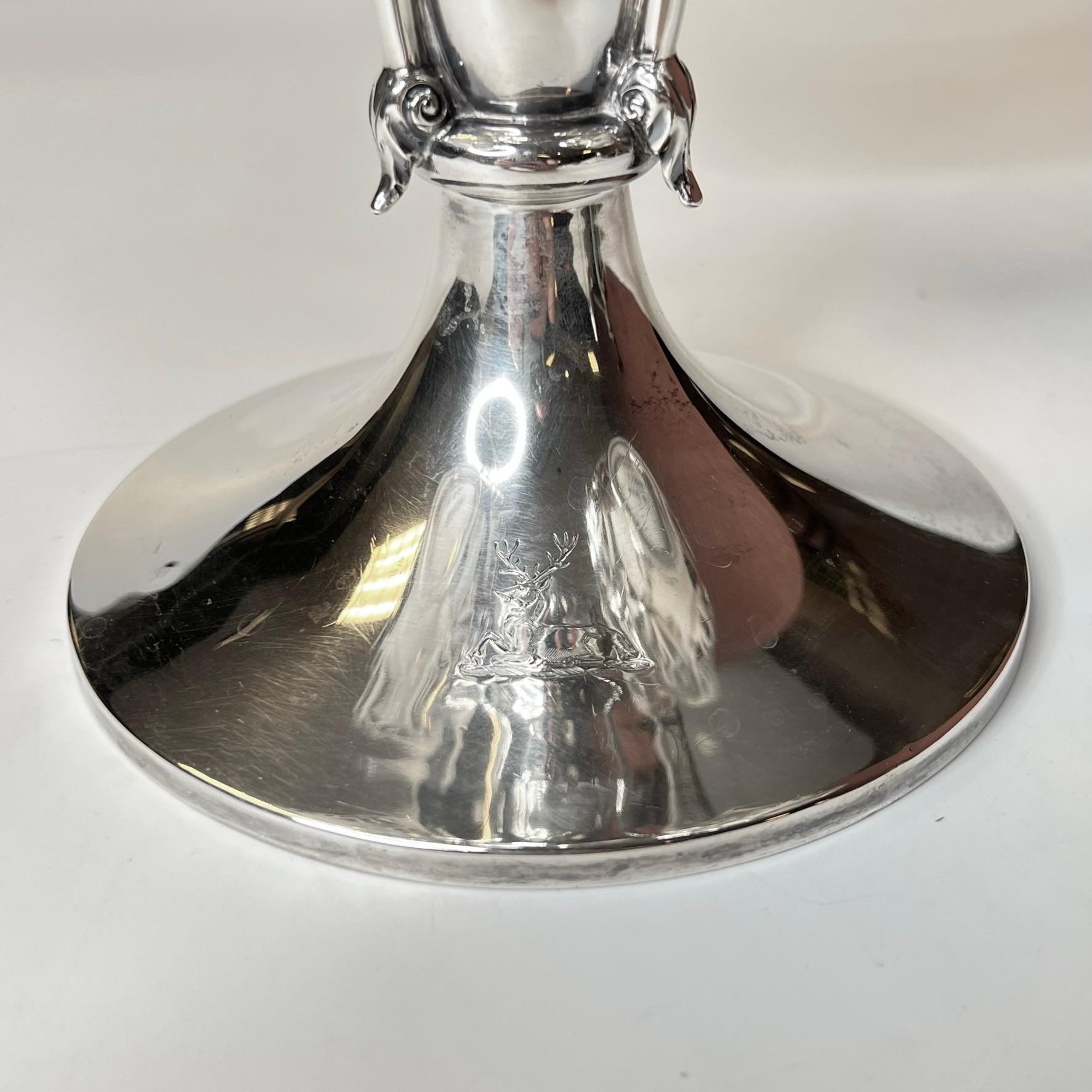 English Sterling Silver Epergne, Goldsmiths & Silversmiths Co, 1893 For Sale 4