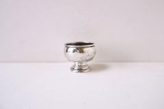 English Sterling Silver Footed Bowl Vessel, Small