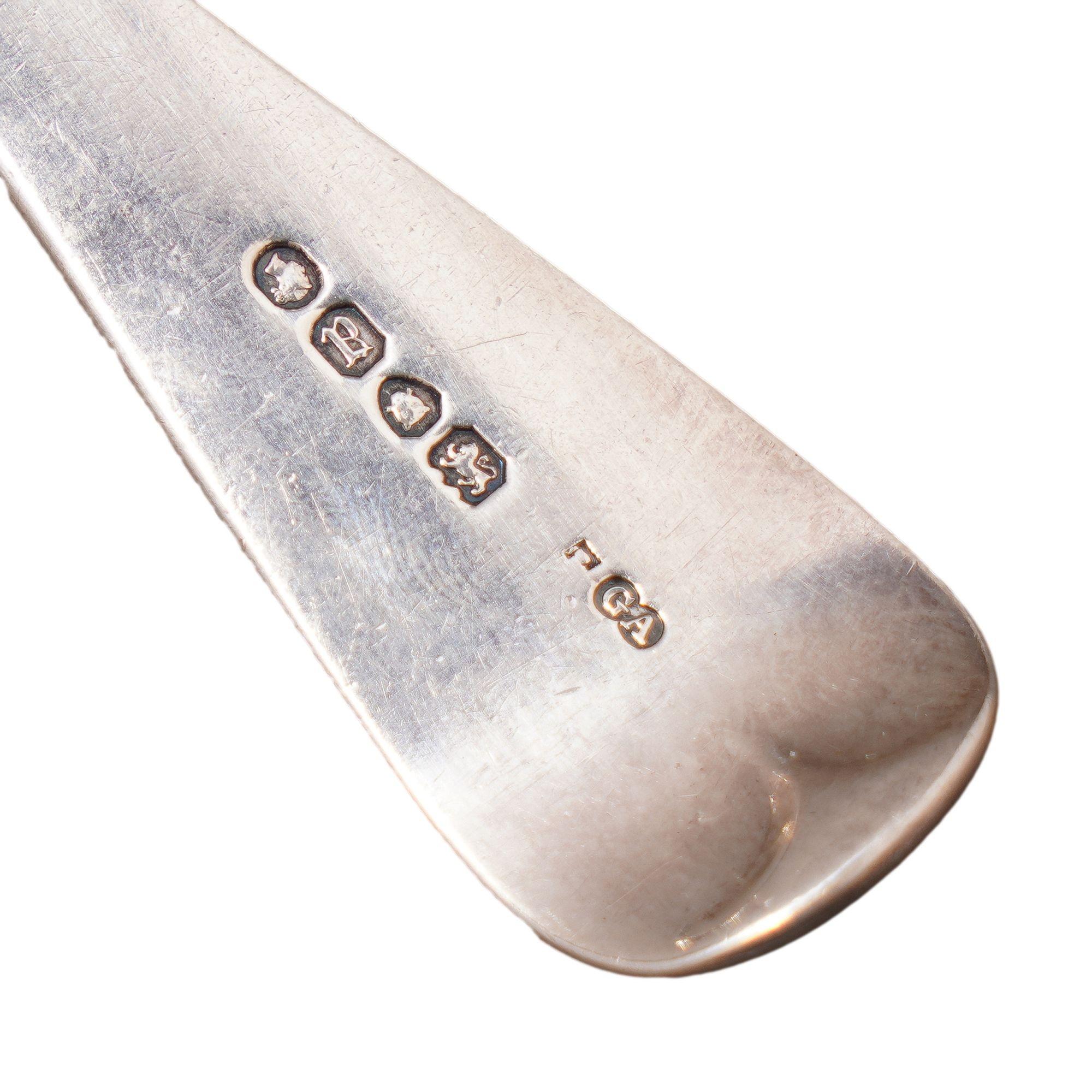 Juego de tenedor y cuchillo de pescado de plata de ley inglesa de Chawner & Co, 1856 en venta 1