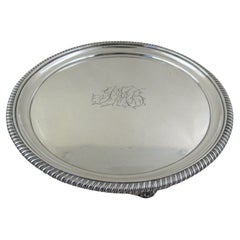 English Sterling Silver - GEORGIAN SALVER - Hallmarked:- LONDON 1809