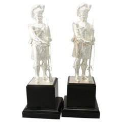 English Sterling Silver ‘Gordon Highlanders’ Table Ornaments