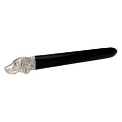 English Sterling Silver Labrador Retriever Dog Letter Opener