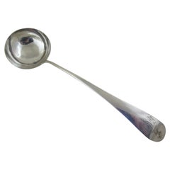 English Sterling Silver - Large PUNCH or SOUP LADLE - Hallmarked:-LONDON 1785