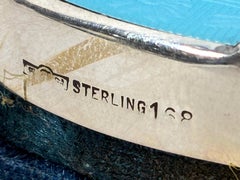 English Sterling Silver Mid-Century Oval Picture Frame, Circa 1950