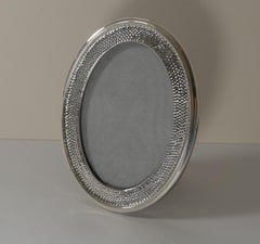 English Sterling Silver Photograph / Picture Frame by Walker & Hall
