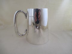 English Sterling Silver Pint Tankard Hallmarked:- Birmingham 1926