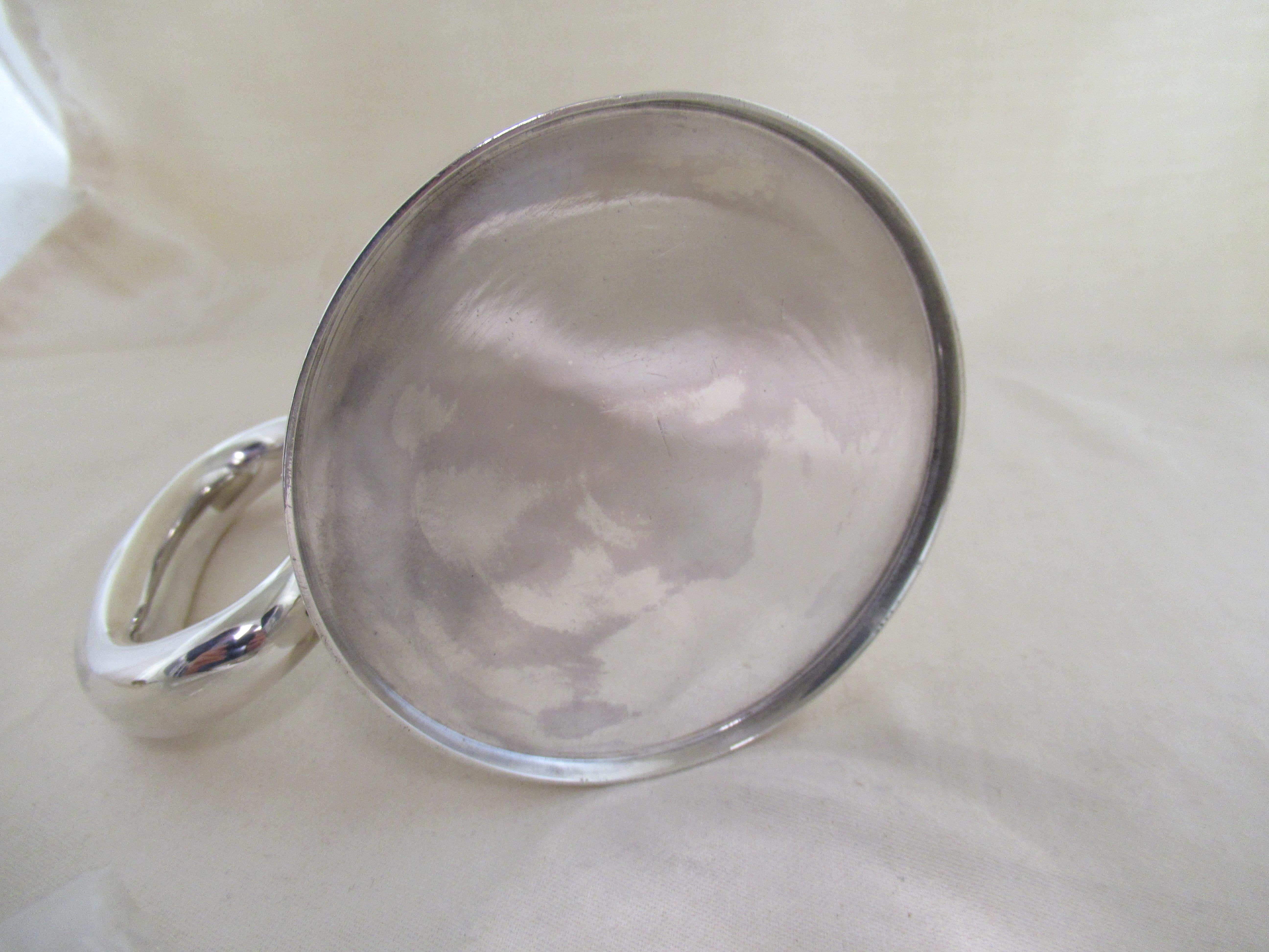 English Sterling Silver Pint Tankard Hallmarked:- Birmingham 1926 In Excellent Condition In York, GB