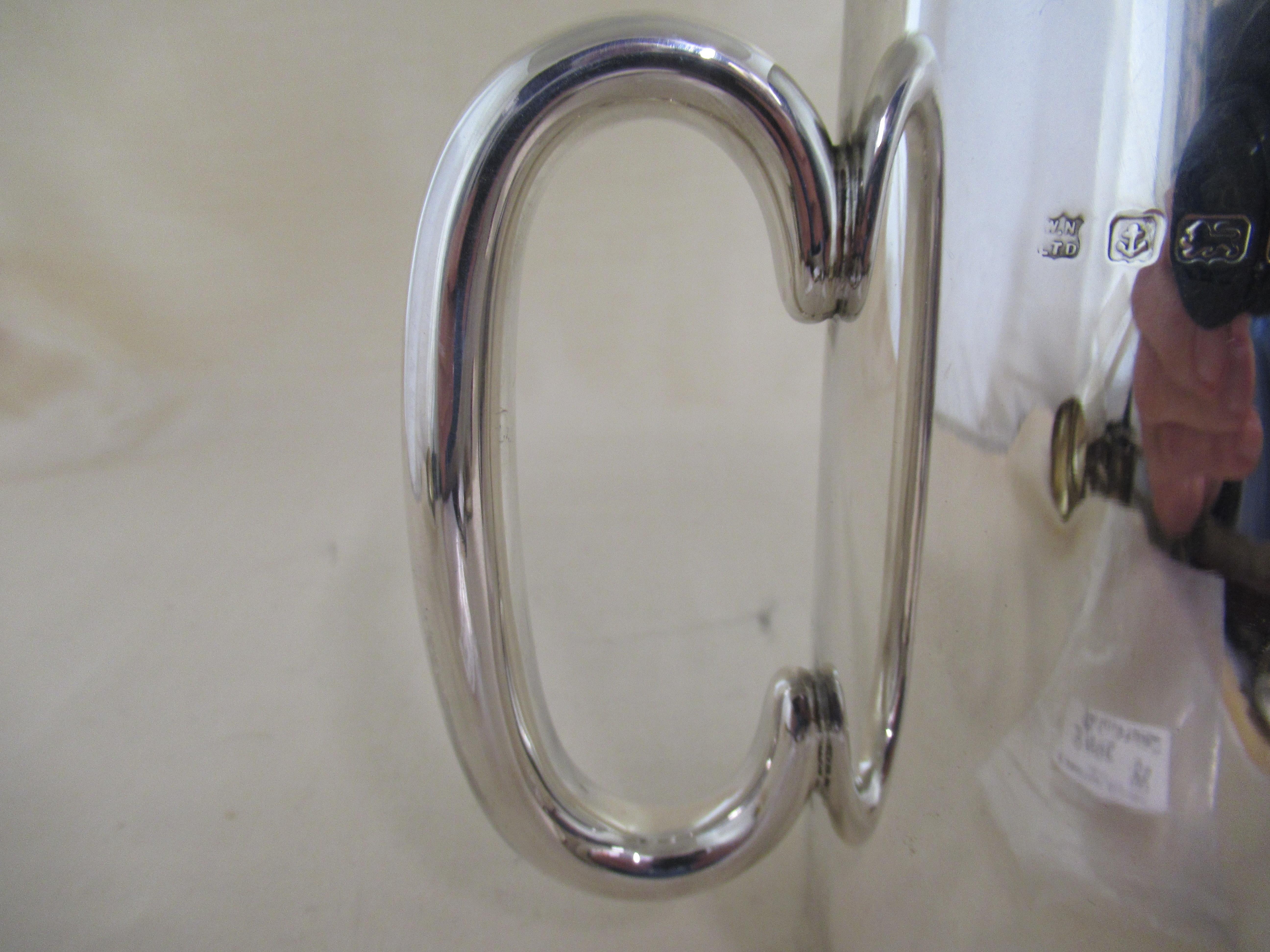 Early 20th Century English Sterling Silver Pint Tankard Hallmarked:- Birmingham 1926