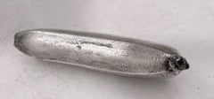 English Sterling Silver Realistic Banana Fruit