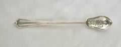 English Sterling Silver Serving Spoon