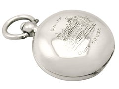 English Sterling Silver Sovereign Case Antique George V