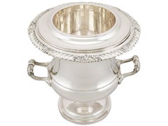 English Sterling Silver Wine Cooler by Garrard & Co Ltd, 1960s